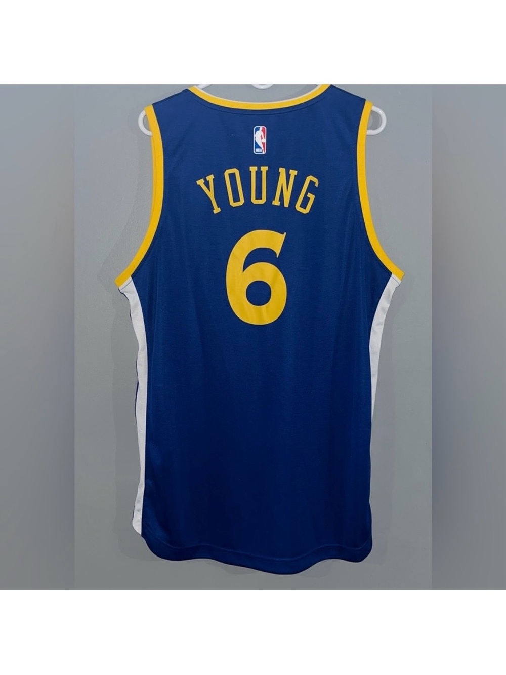 Golden State Warriors Blue #6 Nick Young Icon Edition NBA Basketball Jersey